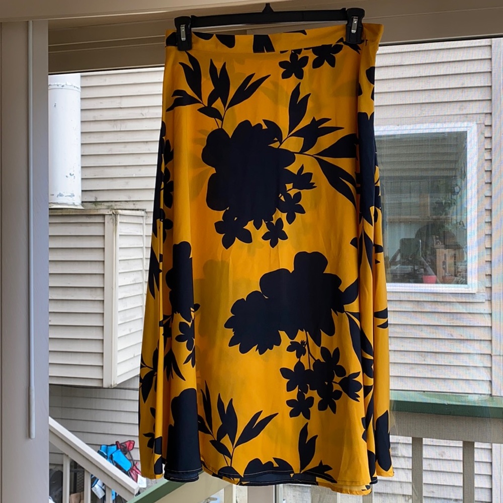 Floral Midi Skirt